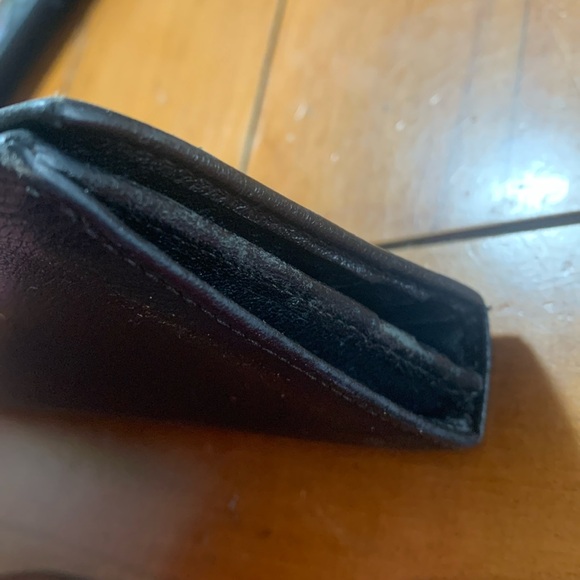 Loewe Black Soft Leather Wallet Bifold Unisex Slim Wallet Nappa GUC - Picture 16 of 16